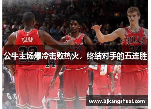 公牛主场爆冷击败热火，终结对手的五连胜